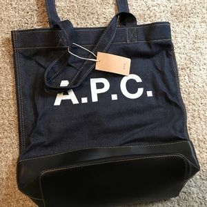A.P.C. Indigo Axel Tote